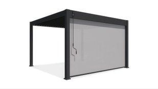 Рольставни для перголы ELEGANCE/DELUXE/FUSION 4 м, антрацитовый цвет - Gutroof 005905-9991191 фото