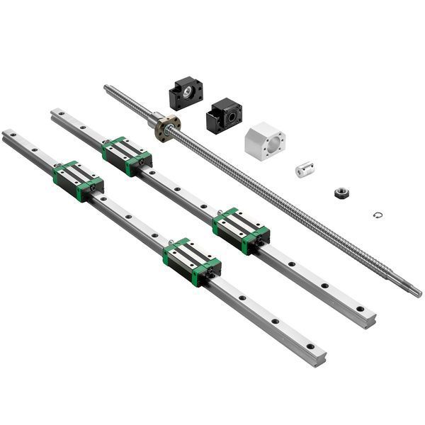 VEVOR 2 шт. Линейная направляющая HGR20-1700 мм + комплект шариковых винтов RM1605-1700 мм 0329-ZXDGTZHGR20-17001V0 фото