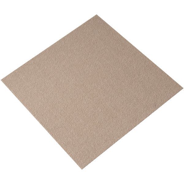 Килимові плитки VEVOR DIY, 457 x 457 мм, самоклеючі, м'які, з підкладкою, для спальні та вітальні (упаковка з 10 штук, світло-коричневі). 12790-ZZFKDT1818QZRKCG3V0 фото