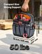 Сумка для інструментів VEVOR Open Tool Bag 33,5 x 23 x 39 см, сумка для зберігання з 24 внутрішніми та 15 зовнішніми кишенями, водонепроникний поліестеровий органайзер для інструментів з плечовим ременем та ручкою для перенесення, сумка для інструментів 7408-KDGJTB12YCSLO4QFT001V0 фото 3