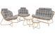 Садові меблі з техноратангу Palermo Round Beige / Light Grey 193582-2220087 фото 2