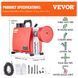 Электрический ручной прочистной аппарат VEVOR для труб, 66 футов x 5/8 дюйма, 250 Вт, с 7 режущими лезвиями, 2 стальными тросами (66 футов x 5/8 дюйма и 15 футов x 3/8 дюйма) и управлением вращением по часовой/против часовой стрелки для труб диаметром от 2329-XSGDSTJ250W540ZG9V2 фото 7
