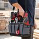 Сумка для інструментів VEVOR Open Tool Bag 33,5 x 23 x 39 см, сумка для зберігання з 24 внутрішніми та 15 зовнішніми кишенями, водонепроникний поліестеровий органайзер для інструментів з плечовим ременем та ручкою для перенесення, сумка для інструментів 7408-KDGJTB12YCSLO4QFT001V0 фото 8