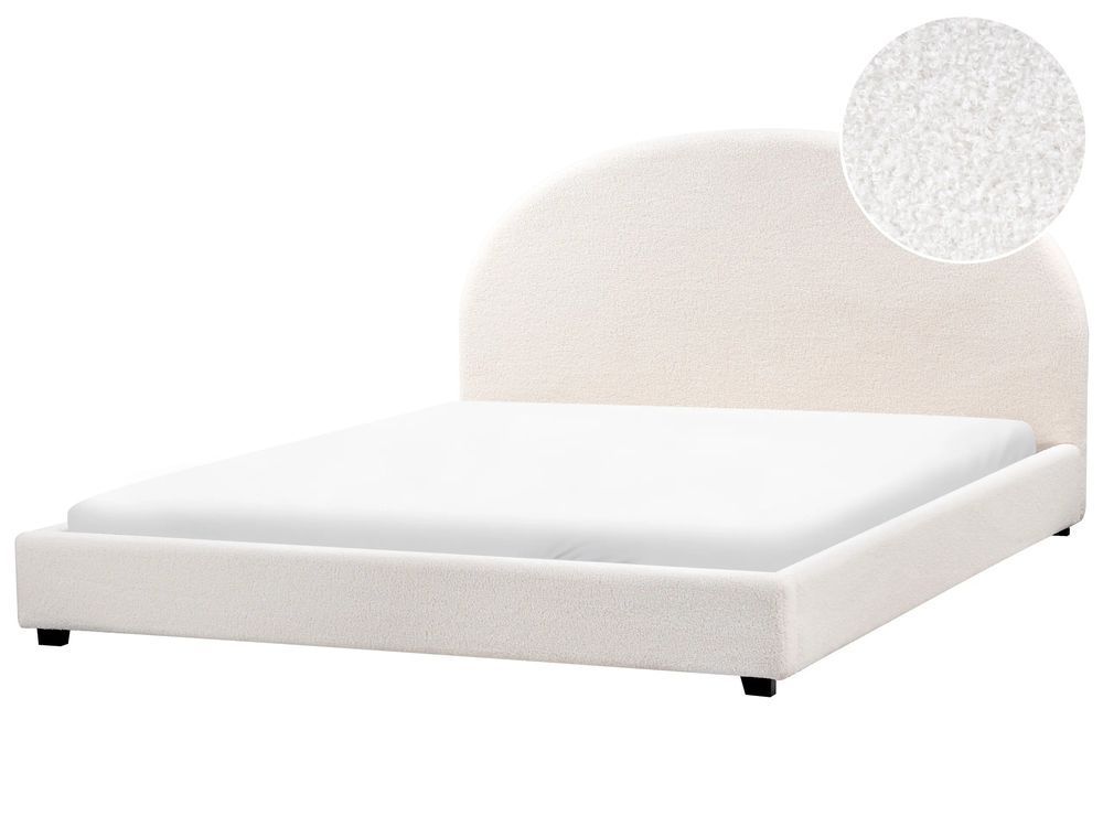 Ліжко Boucle VAUCLUSE 180 x 200 см (EU Super King) Білого кольору 323192-612715 фото