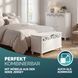 Деревянный сундук Jersey White 80x40x48 см 080899-102565 фото 8