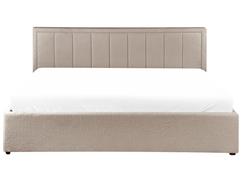Ліжко Пух Букле MONTLAUR 180 х 200 см (EU Super King) Taupe 321450-588250 фото