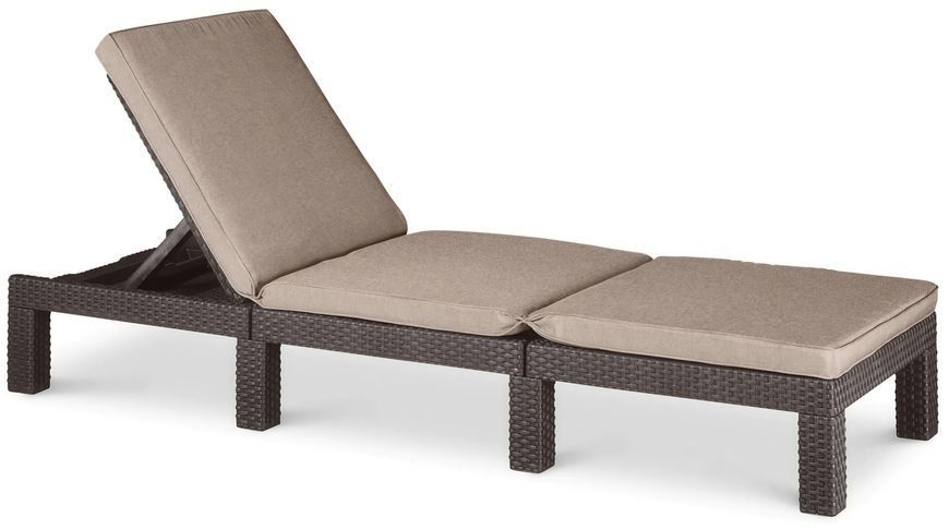 DAYTONA DELUXE Комплект садових шезлонгів коричневого кольору, 2 предм. 006070-9990142 фото