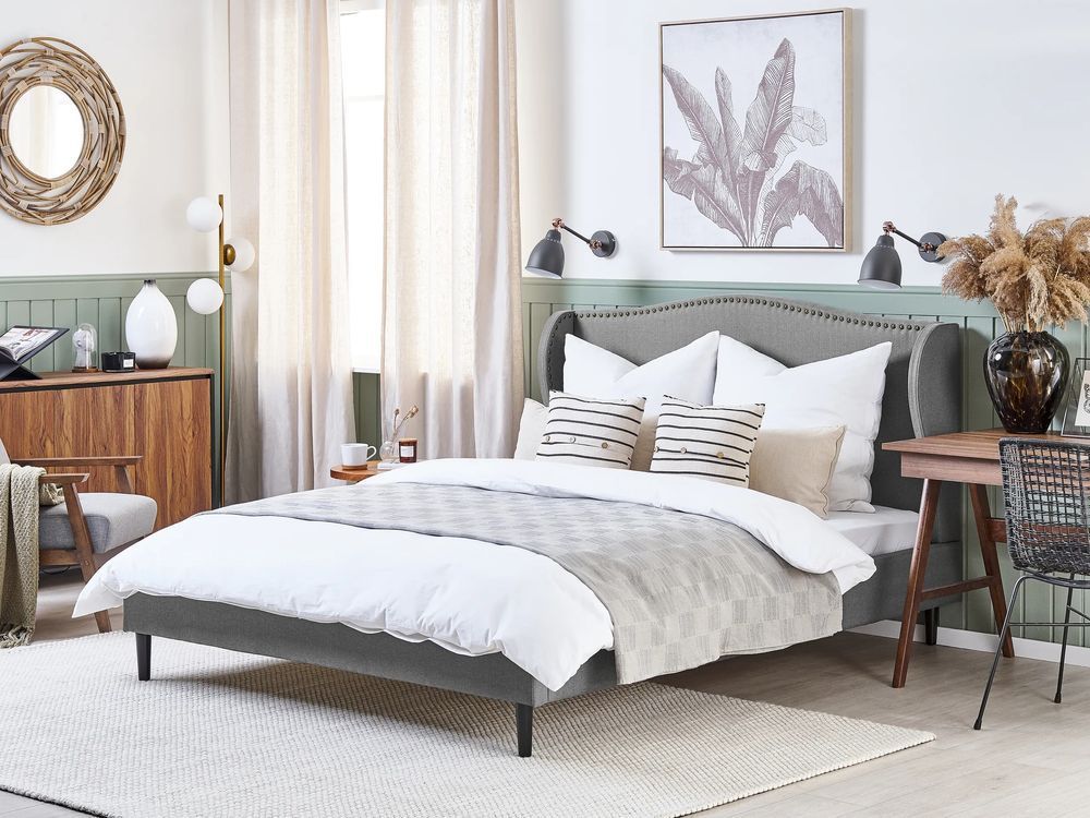 Тканина для ліжка COLMAR 140 x 200 см (EU Double) сіра 237807-55028 фото