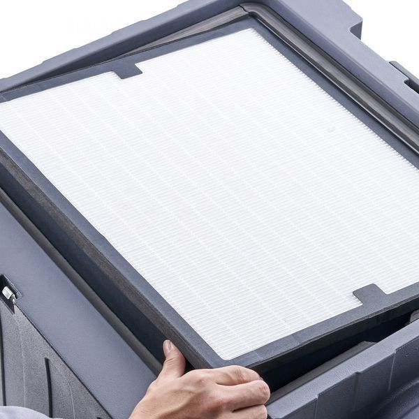 HEPA-фільтр для повітря VEVOR, змінний фільтр 16 x 19 дюймів, високоефективний фільтр 3-го рівня, сумісний з очищувачами повітря BlueDri та VEVOR, очищувачами повітря, обладнанням для відновлення після затоплення. 8999-GLQJZHEPA1483MR3EV0 фото