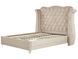 Ліжко Velvet AYETTE 160 х 200 см (EU King Size) Бежеве 313767-335425 фото 3