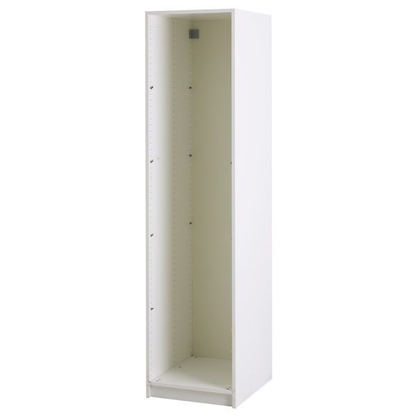 ІКЕА PAX ПАКС, 999.046.03 Шафа та двері, білий, Матове скло Bergsbo, 50x60x236 см 999.046.03 фото