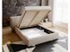 Мягкая кровать Emporius Vitoria 160x200 см - кровать в современном стиле - большое изголовье, ящик для хранения и каркас, 3631019-0093657 фото 4
