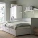 ИКЕА Кушетка с 3 ящиками HEMNES ХЕМНЭС, 095.215.00 Кушетка с 3 ящиками, 2 матраса, белый, &Aring;fj&auml;ll средней жесткости, 80x200 см 095.215.00 фото 5