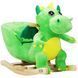 Крісло-гойдалка у вигляді зеленого динозавра із застібкою 061099-107632 фото