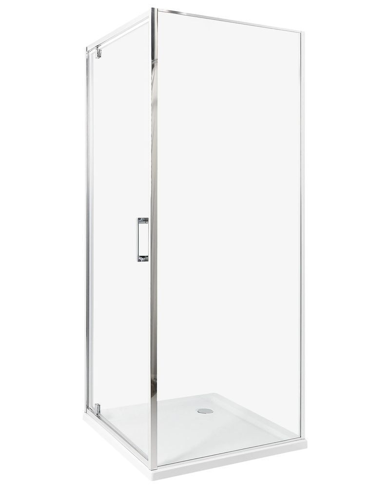 Душова кабіна DARLI 700 x 700 x 1850 мм Срібна 318766-568120 фото