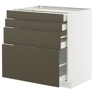 ІКЕА Підлогова шафа 4 фронт. панелі METOD МЕТОД / MAXIMERA МАКСИМЕРА, 295.582.53 295.582.53 фото