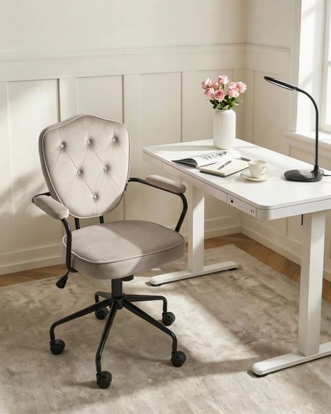 Настільний стілець VELISSE Velvet Taupe 353970-723119 фото