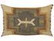 Декоративная подушка PULICAT 30 x 50 см, джутовая, зеленая, с восточным узором. 364196-366002 фото