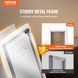 Дверцята для собак VEVOR Pet Flap з металевим каркасом та замком, 3 стулки, 236 x 335 мм, стійка до погодних умов, підходить для котів, собак та кошенят (біла, розмір S), легко встановлюється. 6383-QSCWMSMTZ3P0LV4GIV0 фото 2