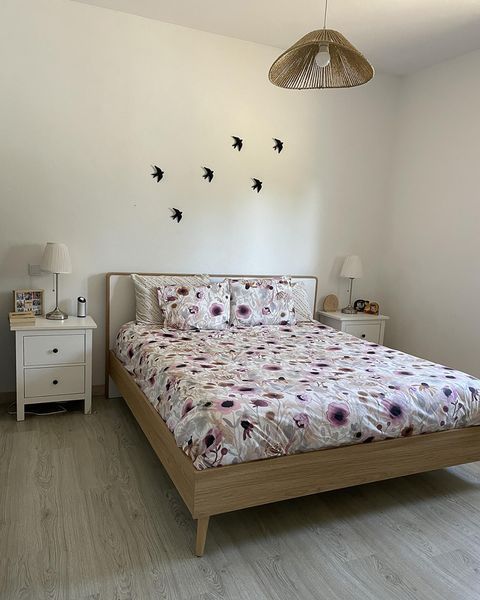 Ліжко SERRIS 180 x 200 см (EU Super King) Світло-коричневе 321917-163862 фото