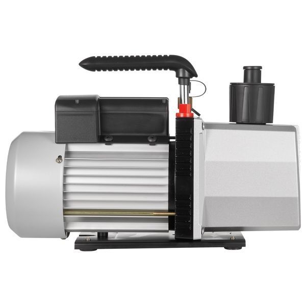 Вакуумний насос VEVOR 8 CFM 3/4 к.с., двоступінчастий, для кондиціонерів, 220 В, 0,3 Па, високоякісний інструмент для видалення холодоагенту із систем опалення, вентиляції та кондиціювання повітря (HVAC) при ремонті автомобілів. 2334-8CFM1HPZKB0000001V2 фото