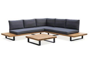 Дерев'яний садовий кутовий диван OSLO CAFFE Acacia Wood - Bj&oslash;rkka 007555-9991797 фото