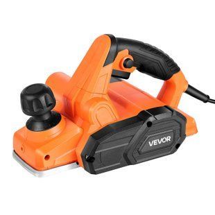 Электрический рубанок VEVOR, ширина реза 82 мм, мощность 650 Вт, 16800 об/мин, ручной рубанок по дереву, с регулируемой глубиной реза, 2 лезвия, для деревообработки, снятия фаски, проектов &laquo;сделай сам&raquo;. 7301-YXDDSCBC650WZLMZ1001V2 фото