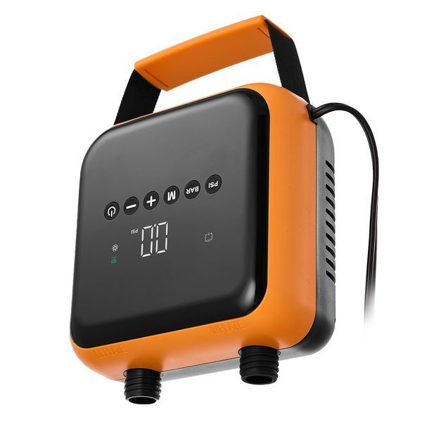 Насос для SUP-дощ VEVOR (40 PSI) Двоступінчастий електричний портативний насос для SUP-дощ з автоматичним відключенням та підключенням до джерела постійного струму 12 В, накачує та спускає повітря, ідеально підходить для надувних SUP-дощ та надувних 3435-JBDDQB50PSICIDSPBV9 фото