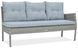 Кутовий диван CORTINA з техноратангу + крісло Dolphin Grey 003215-9990797 фото 9