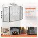 Захисна решітка для каміна VEVOR Spark Guard Iron, 121,92 см, захист для каміна, захист для печі, вінтажний захист для печі, 0-40 &deg; C, захист для каміна, захист для печі, захисна сітка для печі від іскор, комплект з 3 штук. 9003-BLMHSFG4555I9GTXEV0 фото 7