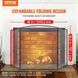 Захисна решітка для каміна VEVOR Spark Guard Iron, 121,92 см, захист для каміна, захист для печі, вінтажний захист для печі, 0-40 &deg; C, захист для каміна, захист для печі, захисна сітка для печі від іскор, комплект з 3 штук. 9003-BLMHSFG4555I9GTXEV0 фото 2