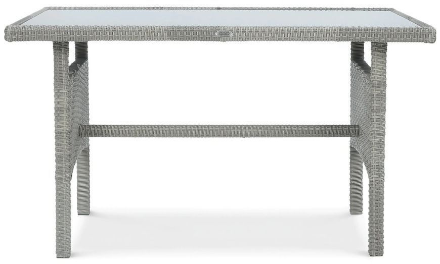 Кутовий диван CORTINA з техноратангу + крісло Dolphin Grey 003215-9990797 фото