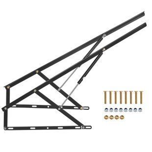 Підйомник для ліжка VEVOR, 59 x 71 дюйм, підходить для будь-яких ліжок, вантажопідйомність 154 фунта, комплект для самостійного складання механізму відкидного ліжка, вертикальний, пневматичний важіль, міцна опора для ліжка, складне відкидне ліжко для 10637-CXSJQ1200MM6MX09VV0 фото