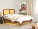 Ліжко з ротангу VARZY 140 x 200 см (EU Double) Коричневий 292680-447580 фото 2