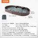 Песочница VEVOR с крышкой, 183 x 105 x 23 см, овальная, из полиэтилена высокой плотности (HDPE), с 4 угловыми сиденьями и напольным покрытием, детская песочница для сада, пляжа, парка, подарок для мальчиков и девочек от 3 до 12 лет, коричневая. 6686-SXSLTYXJCK00EEGPJV0 фото 7