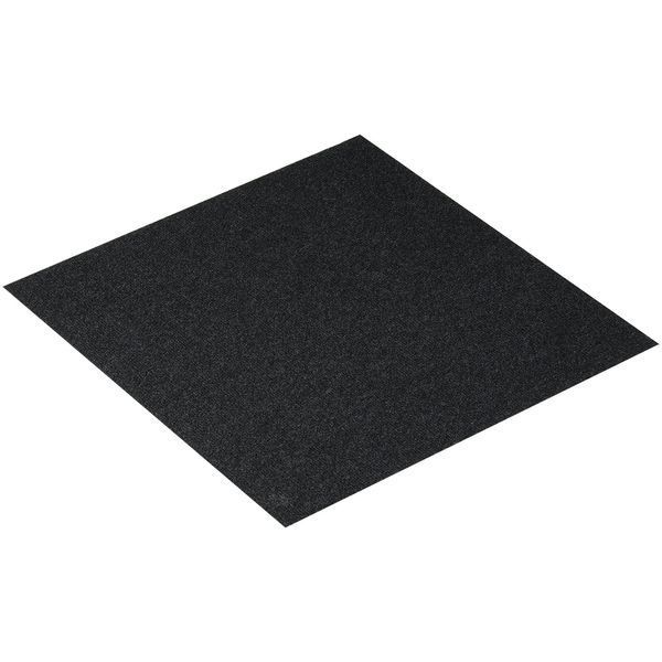 Килимові плитки VEVOR DIY, 24 x 24 дюйми, самоклеючі, м'які, з підкладкою, для спальні та вітальні (упаковка з 15 штук, чорні) 10486-ZZFKDT2424YCT8PQDV0 фото