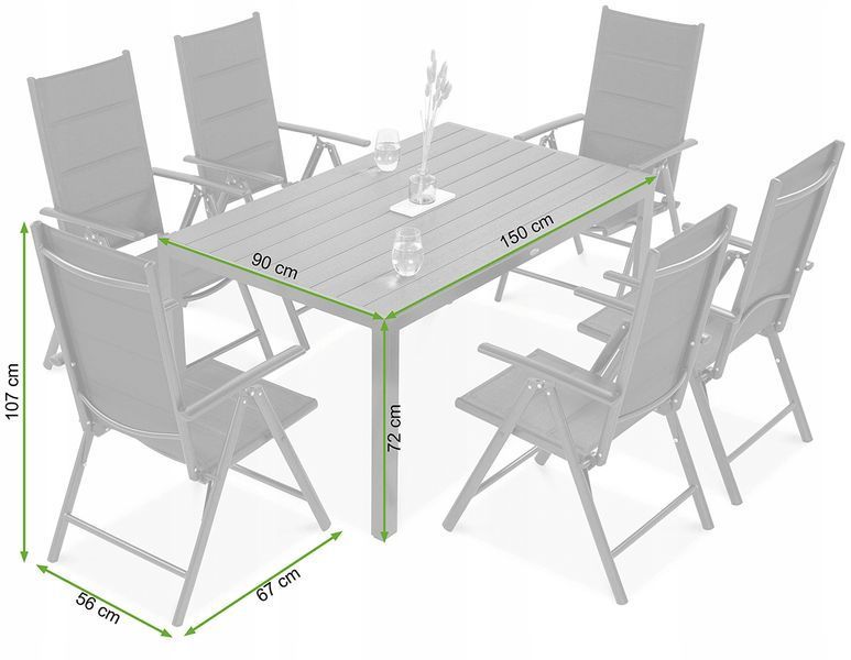 Комплект садових меблів Focus Garden 007705 007705 фото