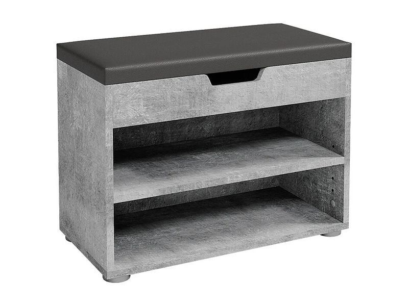 Бетонная скамейка для обуви 60x30x45 см. 4779115-0057947 фото