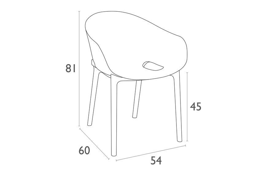 Стул Siesta Sky Pro Black 946034-2220315 фото