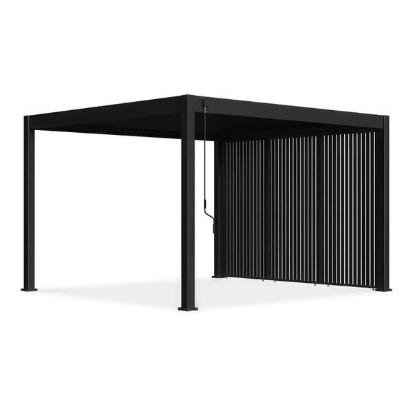 Вертикальная жалюзийная панель для пергол ELEGANCE/DELUXE/FUSION 1,2 м, антрацит - Gutroof 005914-9991283 фото
