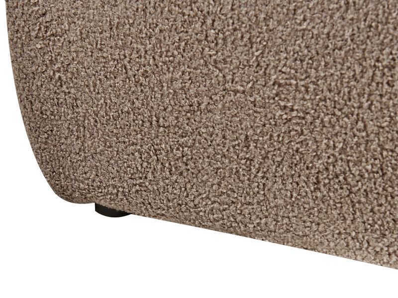 Ліжко букле BAJONNA 160 x 200 см (EU King Size) Коричневий 339317-654449 фото