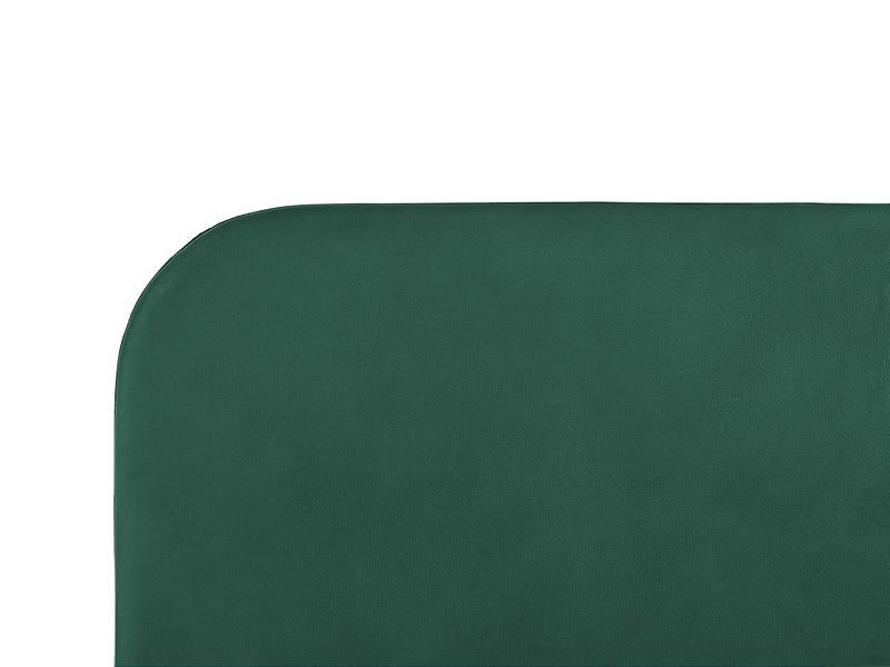 Ліжко оксамитове FLAYAT 140 x 200 см (EU Double) Смарагдово-зелене 277015-337787 фото