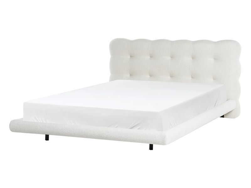 Кровать Boucle SOULISSE 140 x 200 см (размер EU Double) Бежевый 377181-834323 фото