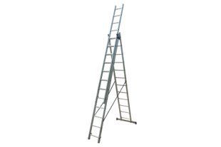 Багатофункціональні алюмінієві драбини 3x12 &ndash; HARDMAISTER 008159-9992102 фото