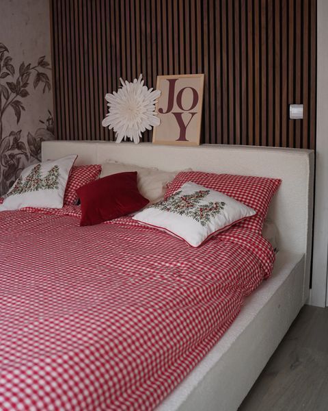 Ліжко букле MIRANDE 160 x 200 см (EU King Size) кольору кремово-білого 314652-565874 фото