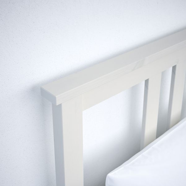 ІКЕА HEMNES ХЕМНЕС, 290.022.68 Каркас ліжка, біла пляма, ЛУРОЙ, 140x200 см 290.022.68 фото