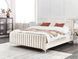 Ліжко оксамитове LUNAN 160 x 200 см (EU King Size) Світло-бежева 340215-518502 фото