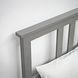 ИКЕА Каркас кровати HEMNES ХЕМНЭС, 692.471.84 Каркас кровати, серый цвет, Лейрсунд, 140x200 см 692.471.84 фото 4