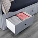 ІКЕА HEMNES ХЕМНЕС, 494.281.14, Ліжко з 3 ящиками, 2 матраци, сірий, &Aring;gotnes жорсткий, 80х200 см 494.281.14 фото 6