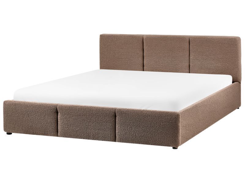 Пуф-ліжко Boucle BOUSSE 160 x 200 см (EU King Size), сіро-коричневий 325048-614762 фото